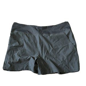 Patagonia XL Happy Hike Gray Shorts 4" Pull On Stretch Outdoor